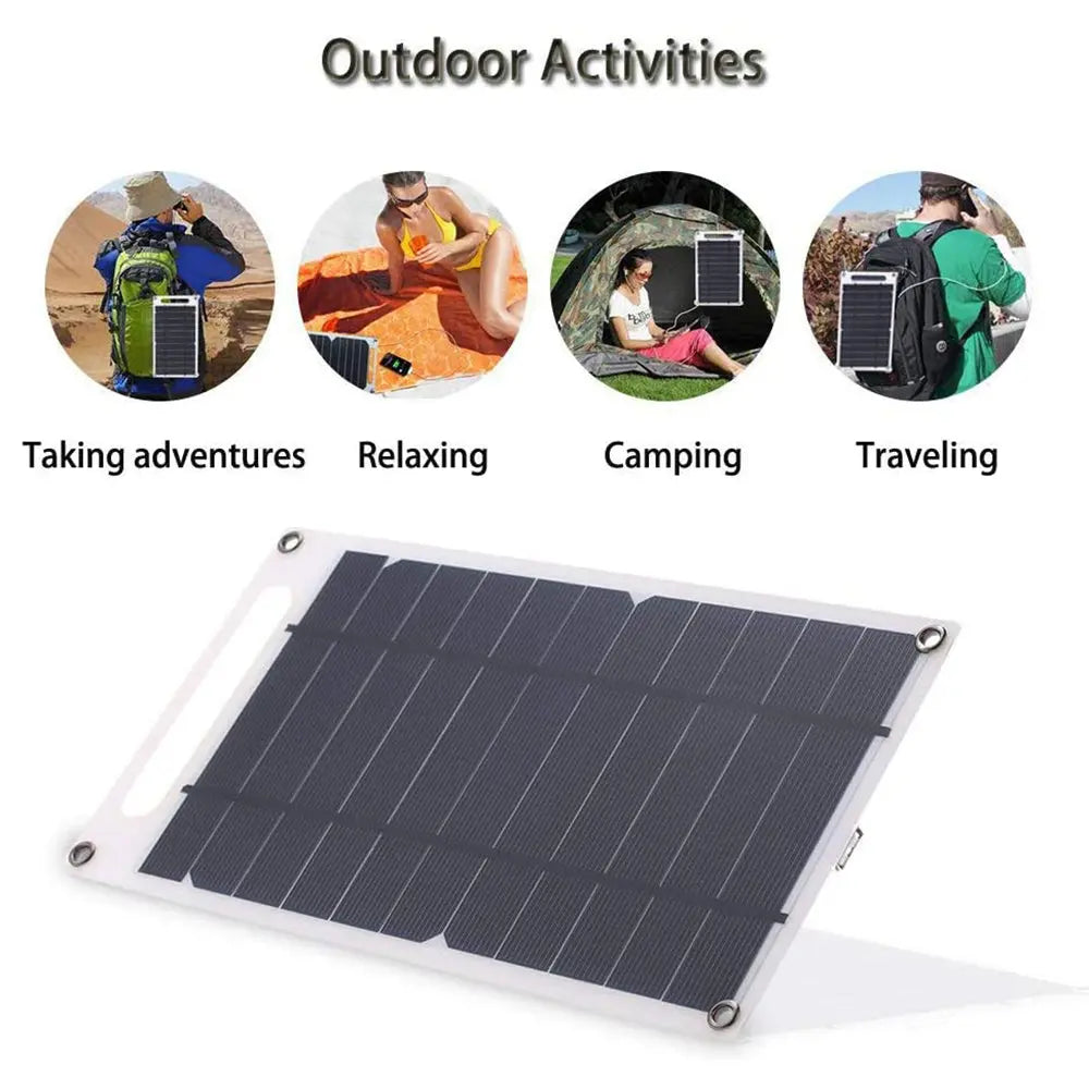 Panel Solar Portátil con Cargador USB Mercancía Internacional