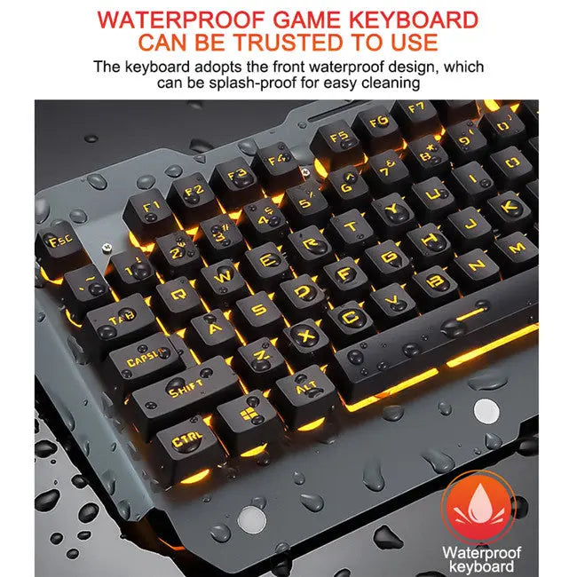 Ergonomic Mechanical Keyboard with RGB Backlight Mercancía Internacional