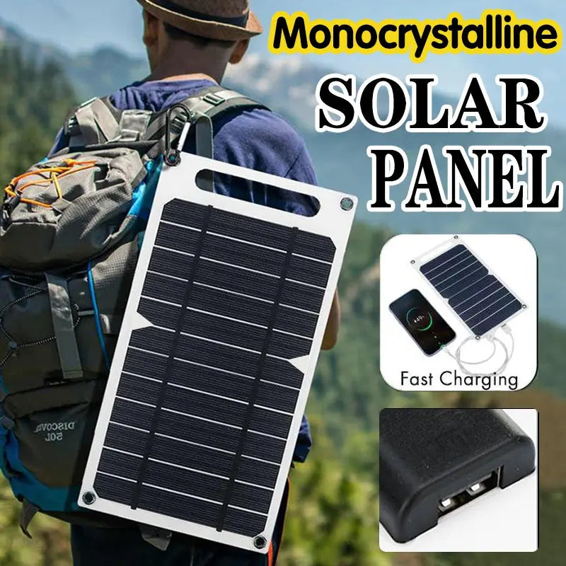 Panel Solar Portátil con Cargador USB Mercancía Internacional