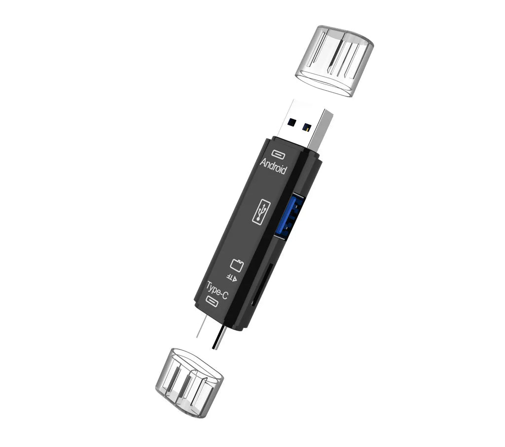 Lector de Tarjetas OTG Multifunción USB-C Mercancía Internacional