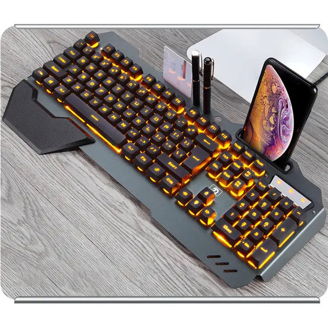 Ergonomic Mechanical Keyboard with RGB Backlight Mercancía Internacional
