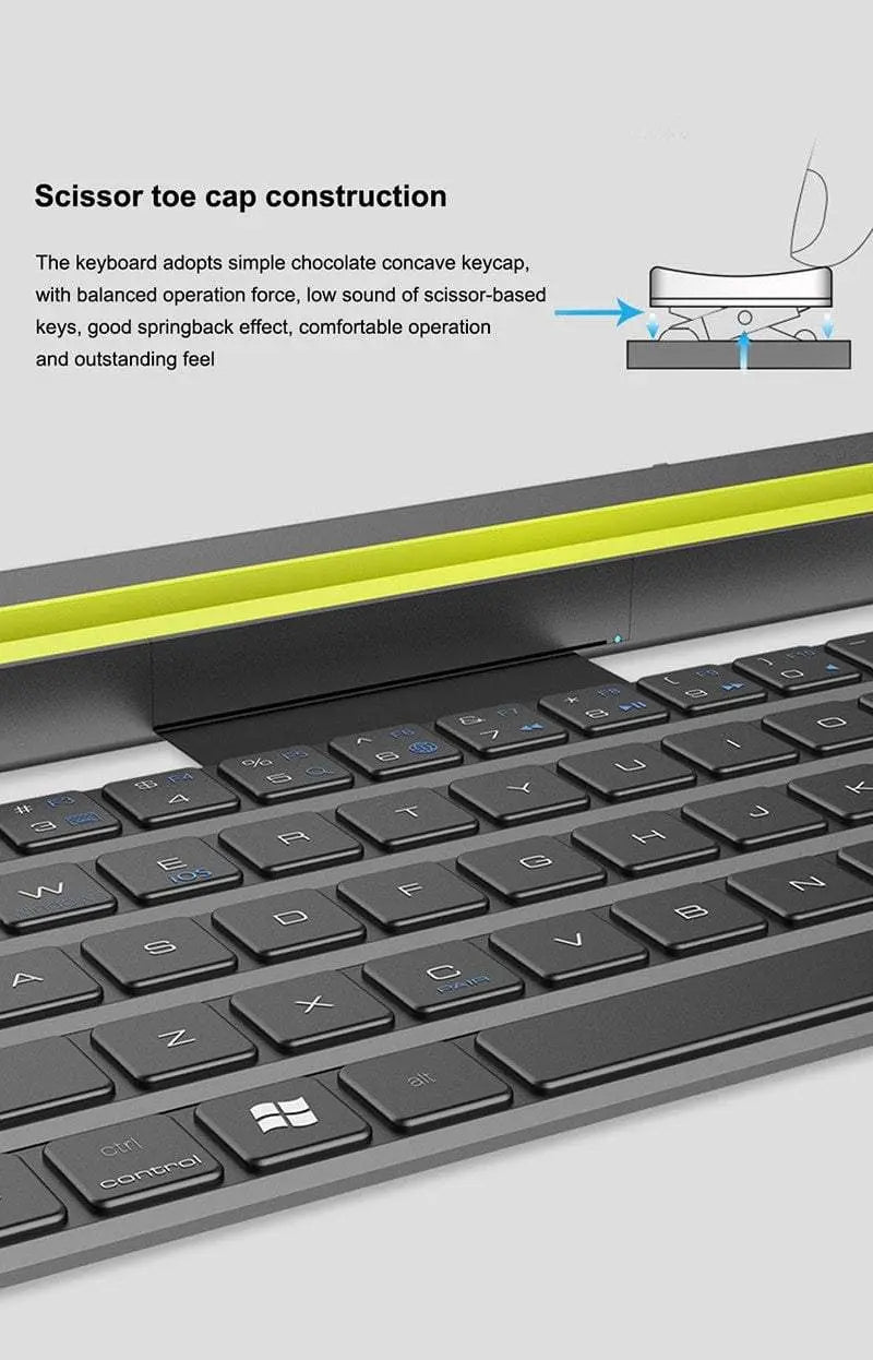 Teclado Bluetooth Enrollable con Soporte Mercancía Internacional