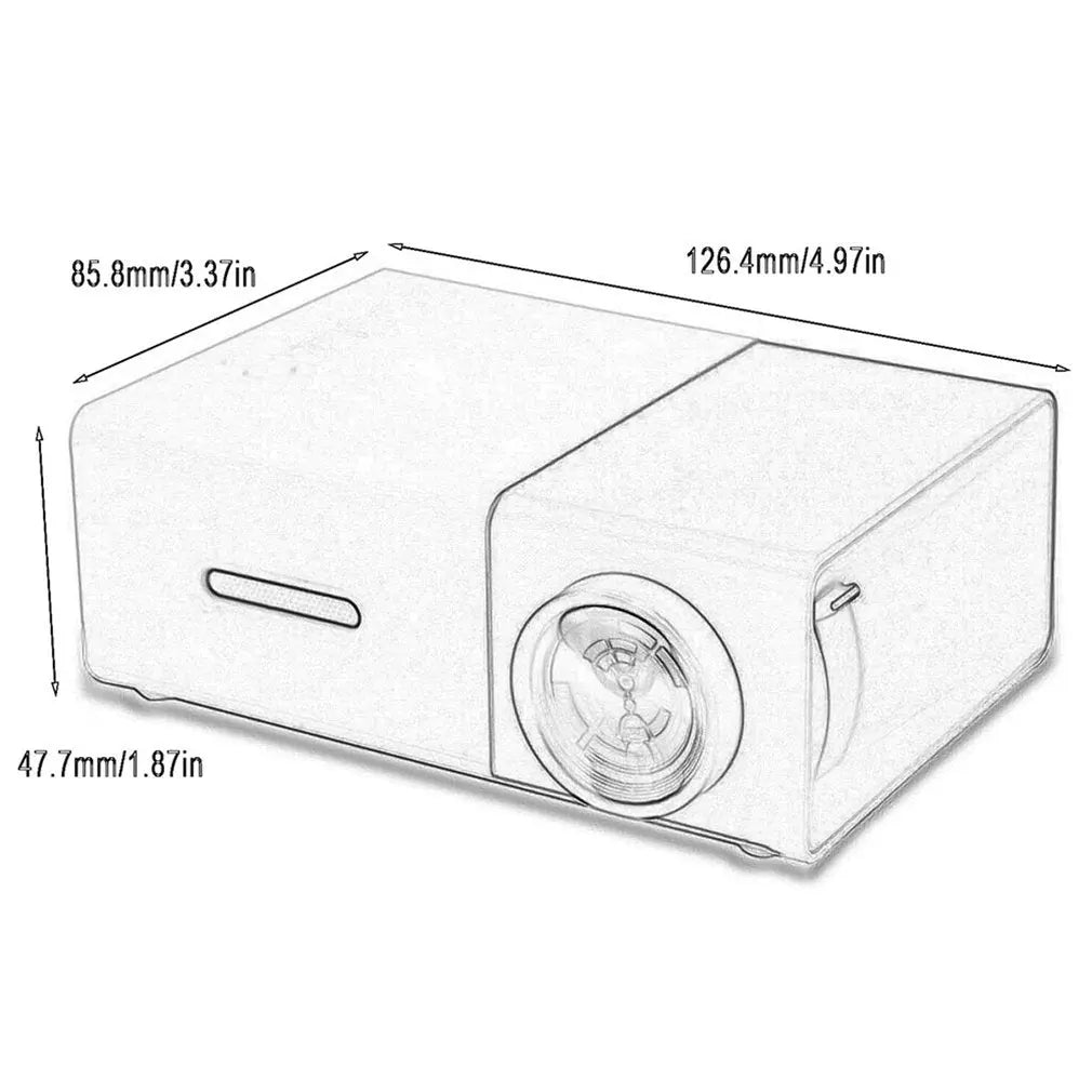 Mini Proyector LED HD para el Hogar Mercancía Internacional