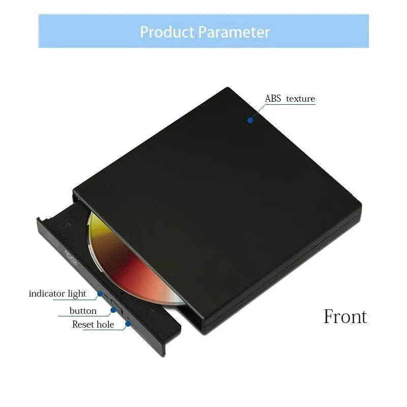 Grabadora Externa de CD/DVD USB 3.0 Portátil Mercancía Internacional