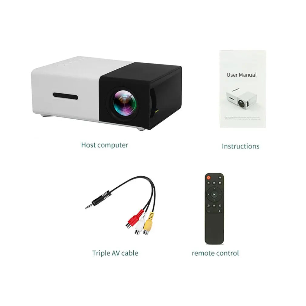 Mini Proyector LED HD para el Hogar Mercancía Internacional