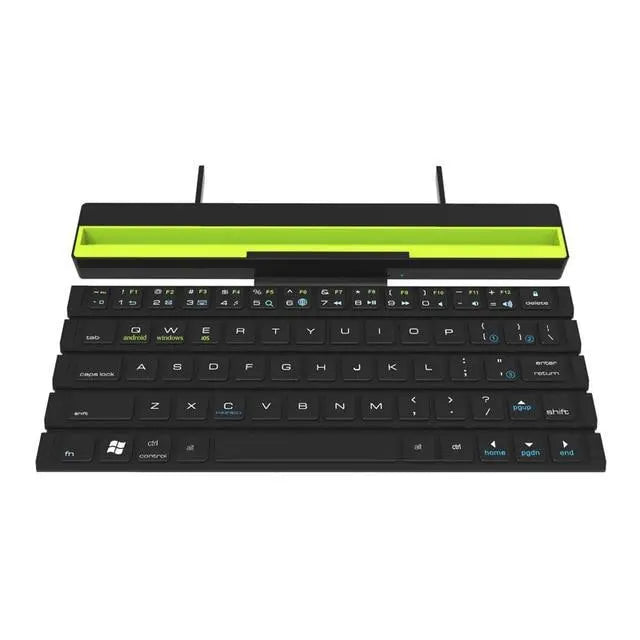 Teclado Bluetooth Enrollable con Soporte Mercancía Internacional