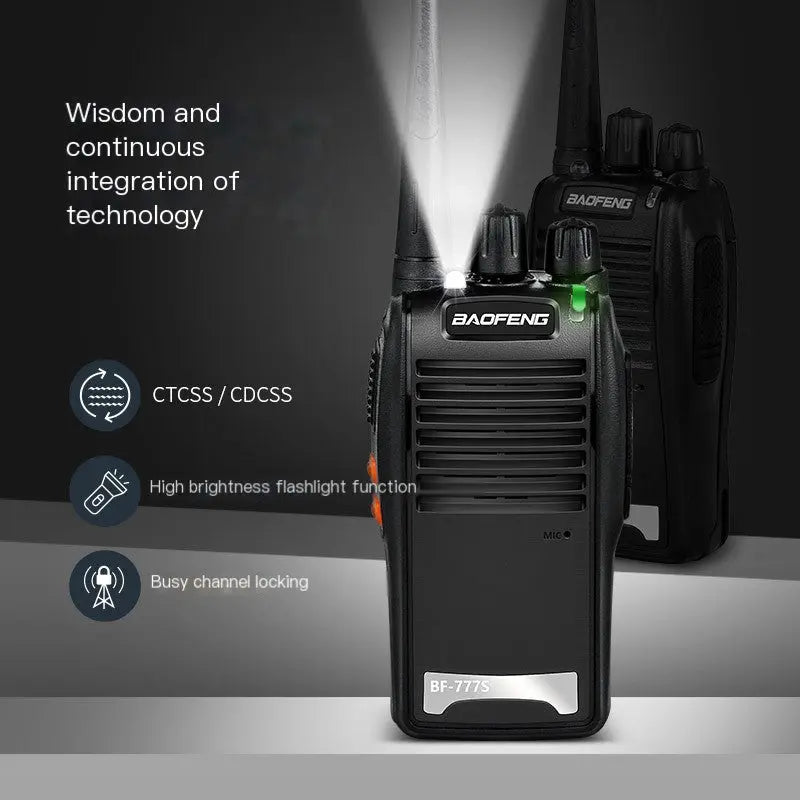 Walkie Talkie Baofeng BF777S Mini para Exteriores Mercancía Internacional