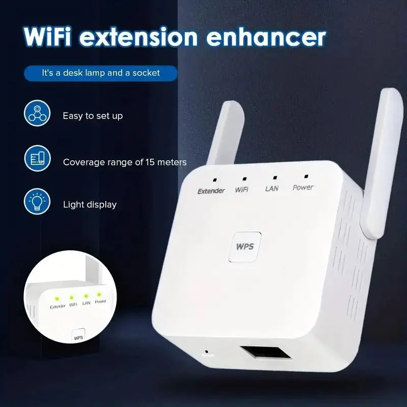 Wireless WiFi Signal Booster and Repeater for Home Mercancía Internacional