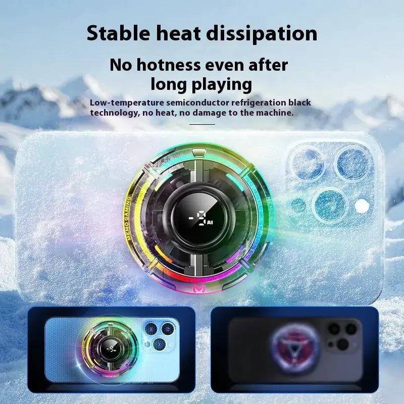 Enfriador para Celular Gaming con Luz RGB Mercancía Internacional