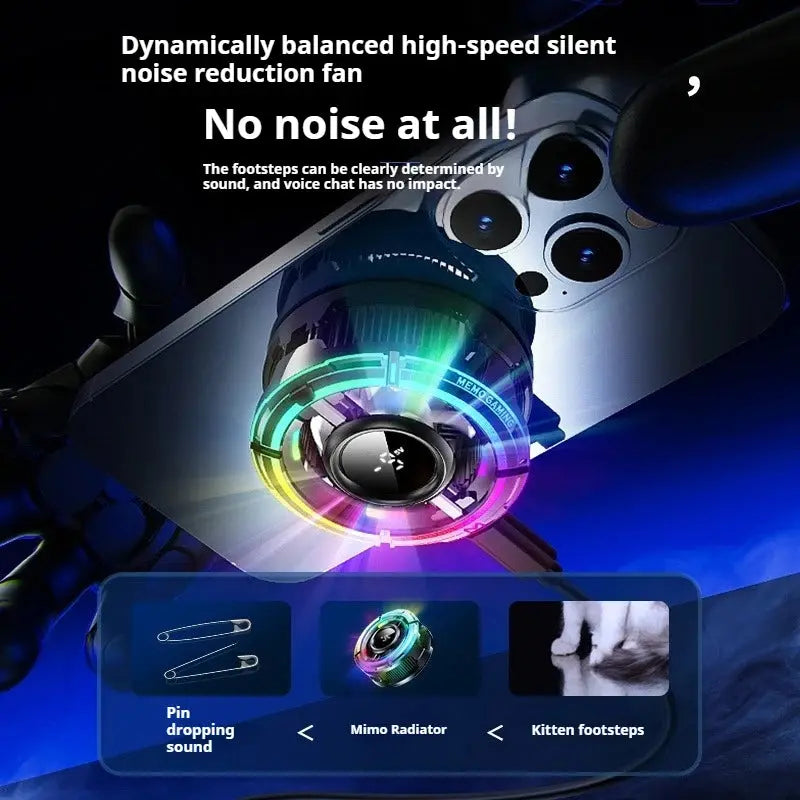 Enfriador para Celular Gaming con Luz RGB Mercancía Internacional