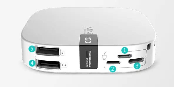 Mini Power Bank 10000mAh Ultra-Slim Fast Charge Mercancía Internacional