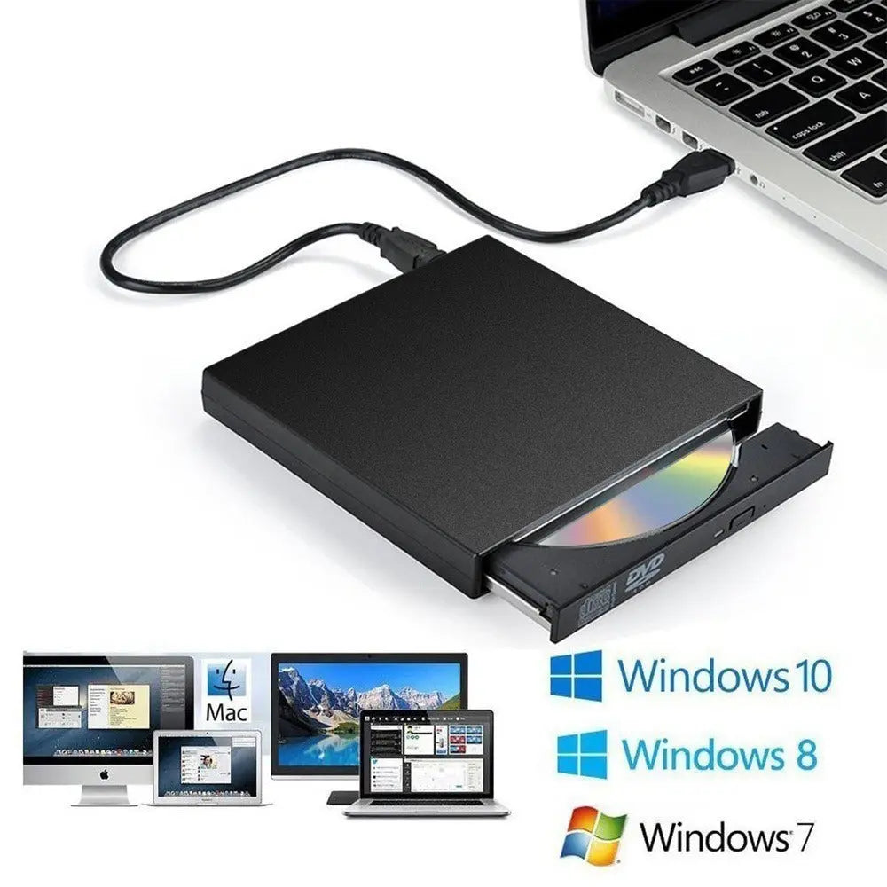 Grabadora Externa de CD/DVD USB 3.0 Portátil Mercancía Internacional