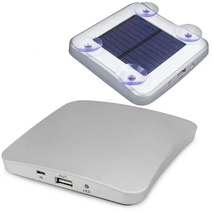 Cargador Portátil Solar con Ventosa (Power Bank 5200mAh) Mercancía Internacional