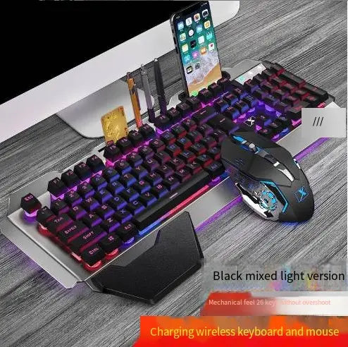 Ergonomic Mechanical Keyboard with RGB Backlight Mercancía Internacional